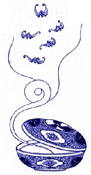 中國青花瓷傳統圖案寓意全集