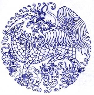 中國青花瓷傳統圖案寓意全集